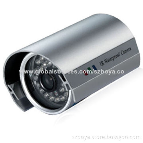 Waterproof IR Bullet CCD CCTV Camera with OSD/UTC Function Optional